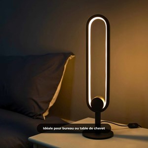 Lampadaire scoop led - aluminium