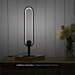 Lampadaire scoop led - aluminium