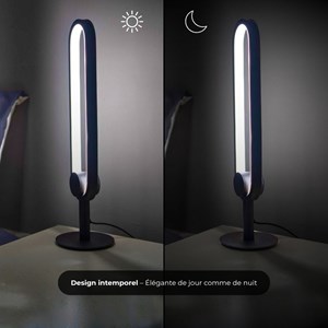 Lampadaire scoop led - aluminium