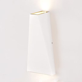 Applique murale led geometric blanc
