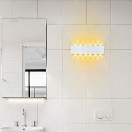 Applique murale led holm blanc