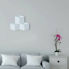 Applique murale led 3d blanc