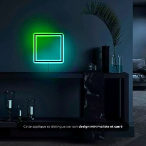 Applique murale cube led -rgb