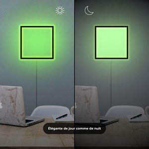 Applique murale cube led -rgb