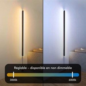 Applique murale  led - inoleds - anky - noir