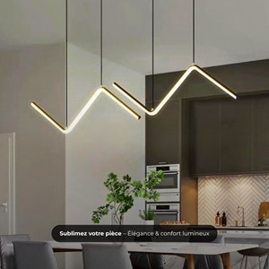 Suspension ripple led - noir