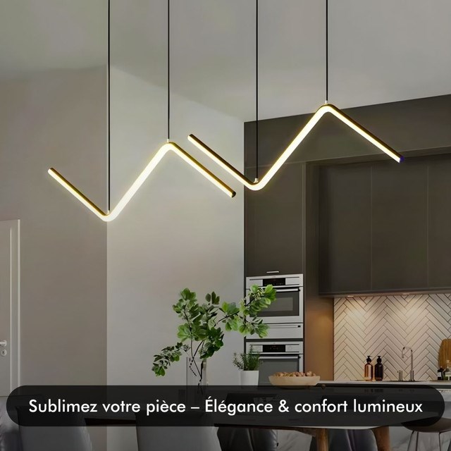 Inoleds - Suspension  led - inoleds - ripple noir