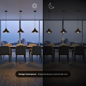 Suspension industrielle led