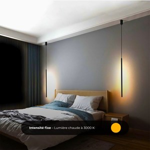 Suspension needle led - noir