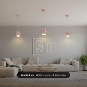 Suspension nordique led - noir