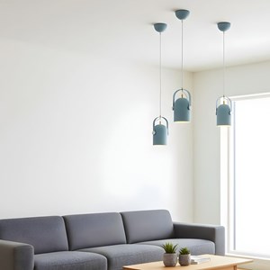 Suspension nordique led - bleu