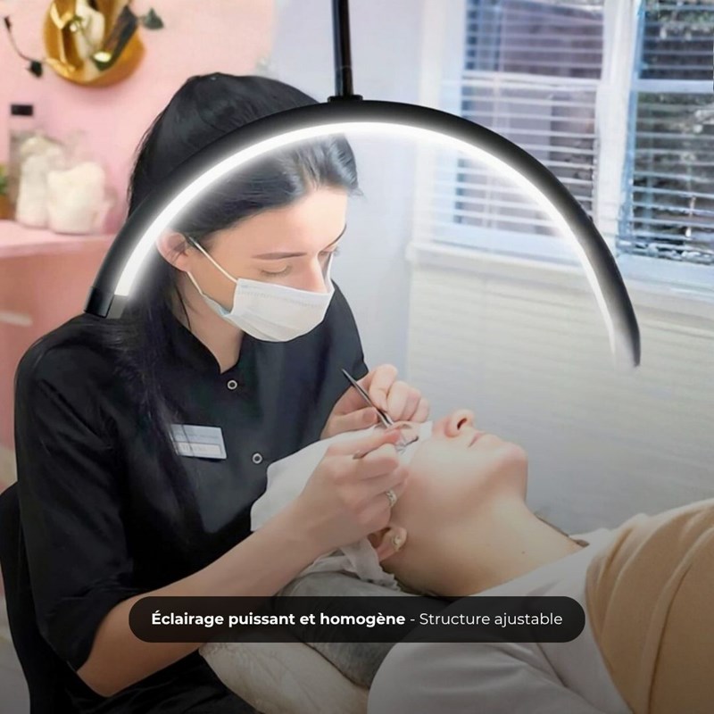 Lampadaire led eden noir