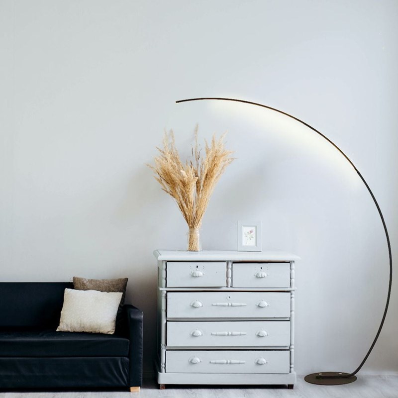 Inoleds - Lampadaire arc noir
