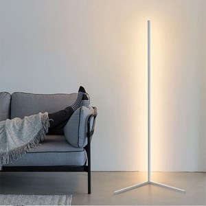 Lampadaire led minimaliste blanc