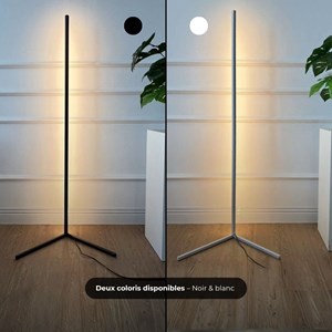 Lampadaire corner led - blanc