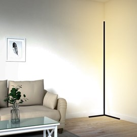 Lampadaire led minimaliste noir