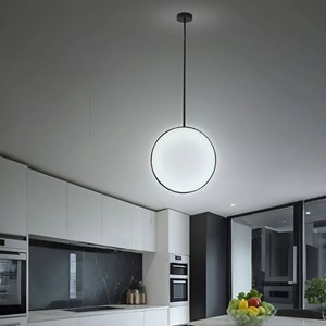 Plafonnier led cercle noir