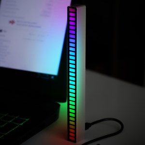 Barre musicale rgb - grise