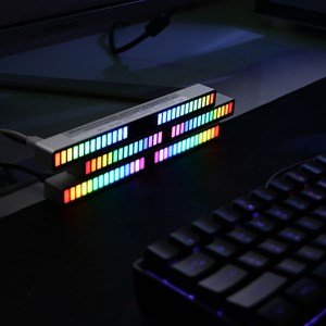 Barre musicale rgb - grise