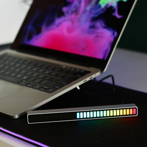 Barre musicale rgb - grise