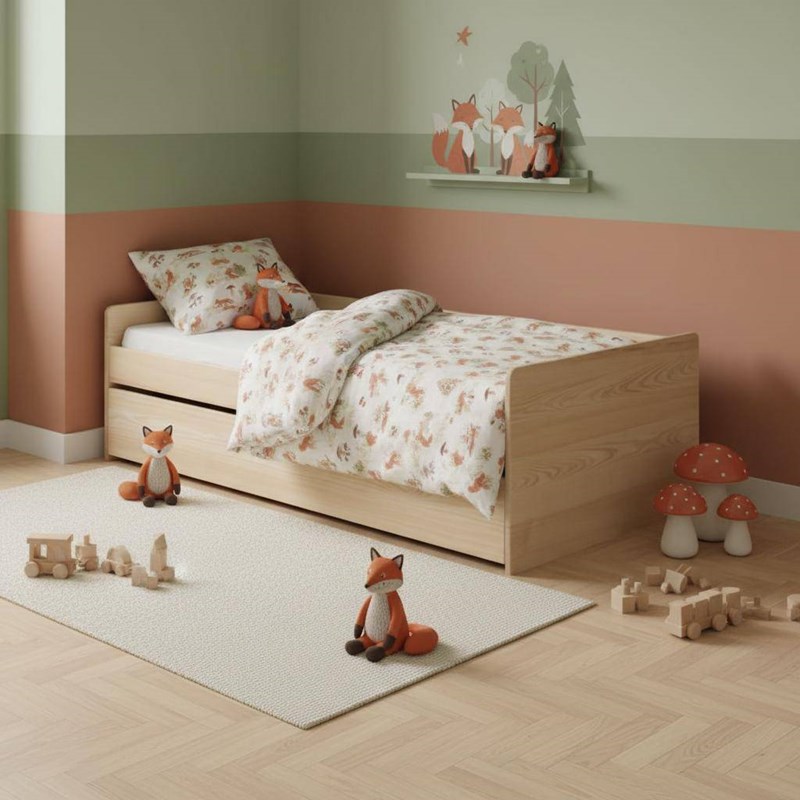 Lit banquette gigogne bois