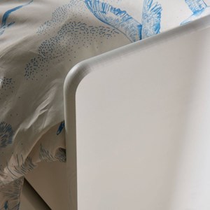 Lit banquette gigogne blanc