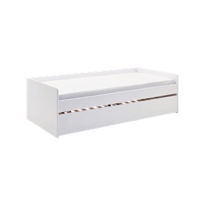 Lit banquette gigogne blanc