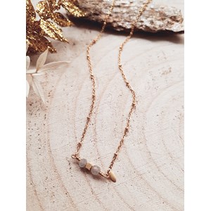 Collier de protection comète labradorite