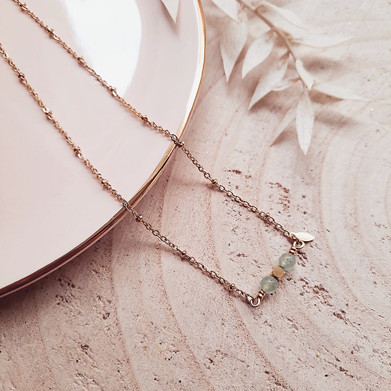 Collier de protection comète aventurine