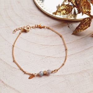 Bracelet protection comète labradorite