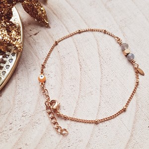 Bracelet protection comète labradorite