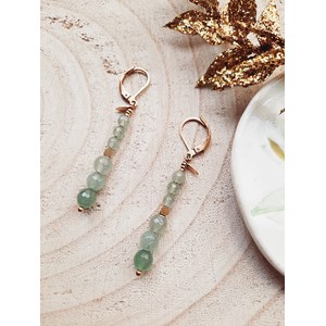 Boucles d'oreilles galaxie aventurine