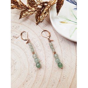 Boucles d'oreilles galaxie aventurine