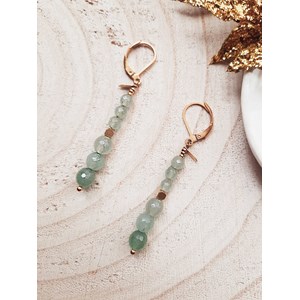 Boucles d'oreilles galaxie aventurine