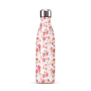 Gourde isotherme 500ml - roses aquarelle