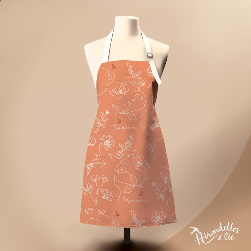 Maison Royal Garden - Tablier coton bio fleurever