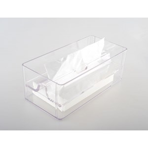 Boîte à mouchoirs en acrylique