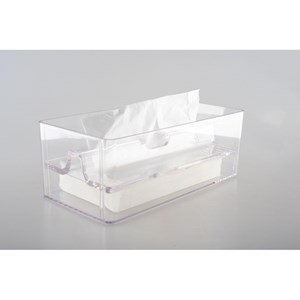Boîte à mouchoirs en acrylique