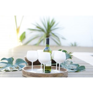 Verres à vin blanc en acrylique 460ml - lot de 6