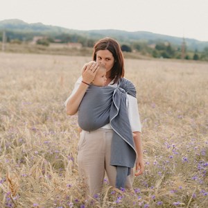 Sling sergé brisé-anthracite