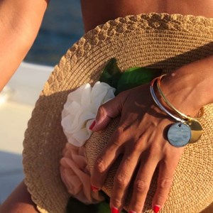 Jonc espesso argenté