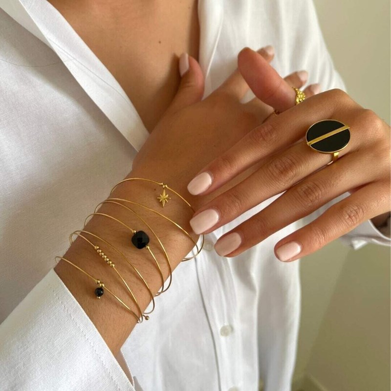 Paloma de Bahia - Semainier cristali – agate noire