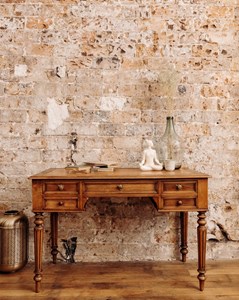 Edouard, le bureau en bois sombre n°90