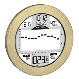 Baromètre intérieur or