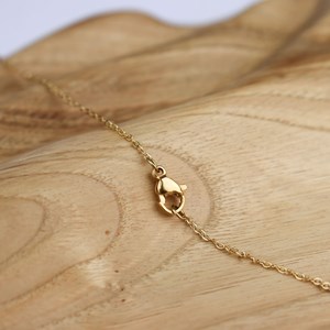 Collier pierre naturelle pampille jade