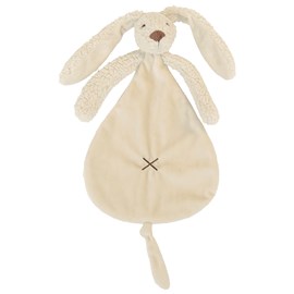 Doudou lapin richie recyclé beige 25 cm