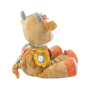 Peluche d'activité vache mila 45 cm