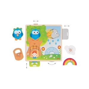 Puzzle avec images cachées - hibou