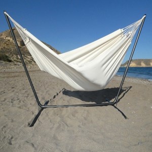 Hamac sur pied inka xxl ecru