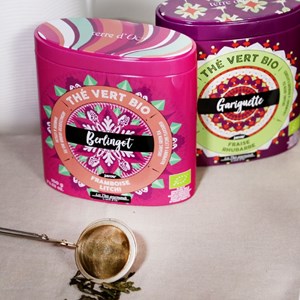 Thé vert bio framboise litchi